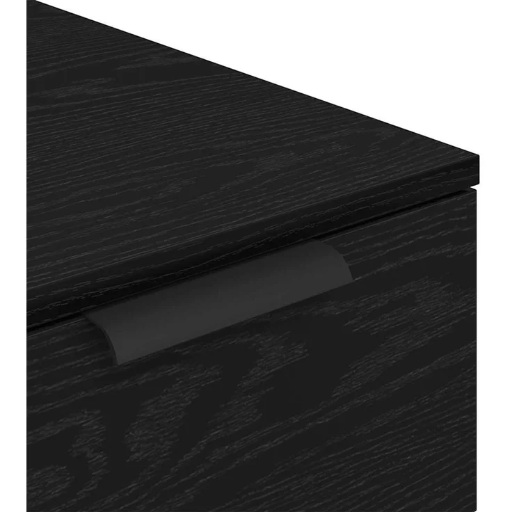 vidaXL Büroschrank 33 x 50 x 75 cm Holzwerkstoff Schwarz Eichen-Optik 862103 – Bild 9