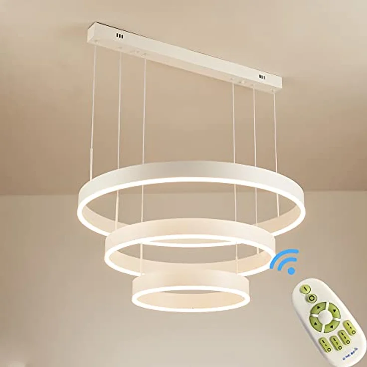 Euroton LED Pendelleuchte LED Pendelleuchte 6053 Fernbedienung warmweiß bis kaltweiß einstellbar, LED fest integriert – Bild 7