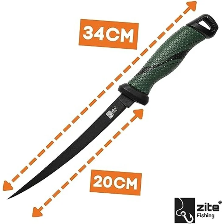 Zite Fischfiliermesser Profi-Filetiermesser-Set für präzises & sicheres Filetieren – Bild 3