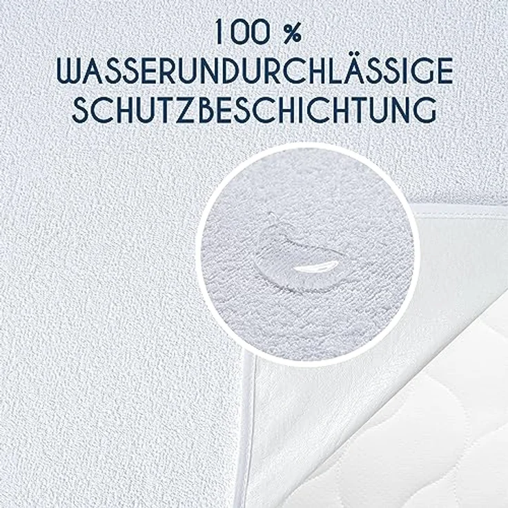 Dreamzie Matratzenschoner 90x190 cm Wasserdicht (2er-Set) Oeko-TEX Zertifiziert - Atmungsaktive Matratzenauflage Kinder – Bild 4