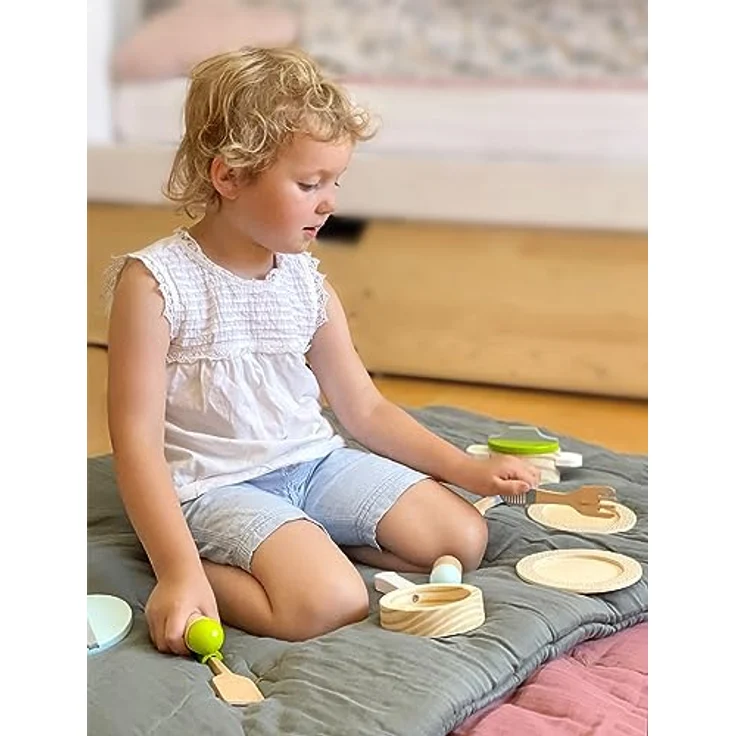Geschirr- und Topfset Kinderküche – Bild 6