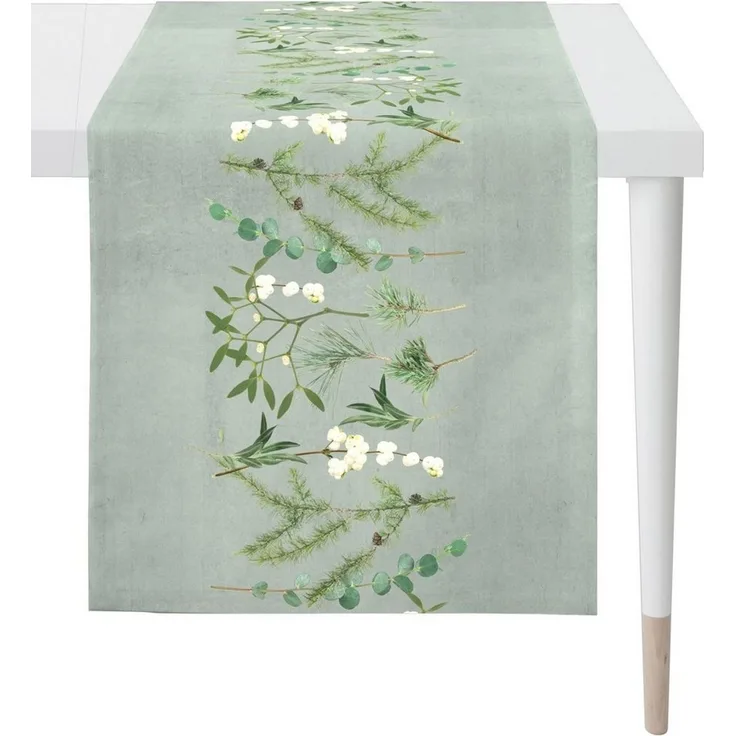APELT Tischläufer 4687 CHALET STYLE, Weihnachtsdeko, Weihnachten (1-tlg), Digitaldruck