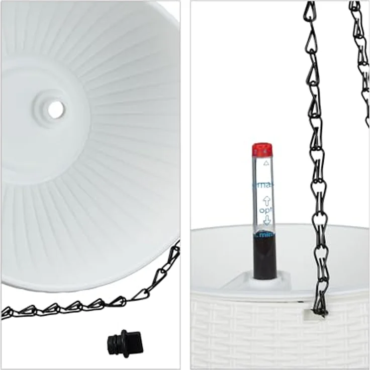 Blumenampel mit Wasserspeicher 2er Set 10045237 – Bild 8