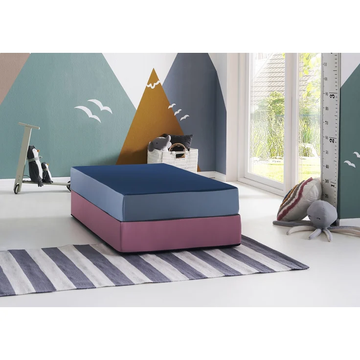 Sun Garden 'Jump' Kinder-Hüpfmatratze, 99x75x18 cm, pink / grau – Bild 5