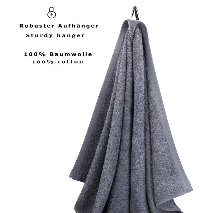 Betz Badetücher 2 Stück Badetücher groß XXL Badetuch Saunatücher Dresden 100 x 180 cm, 100% Baumwolle (Set, 2-St) – Bild 3