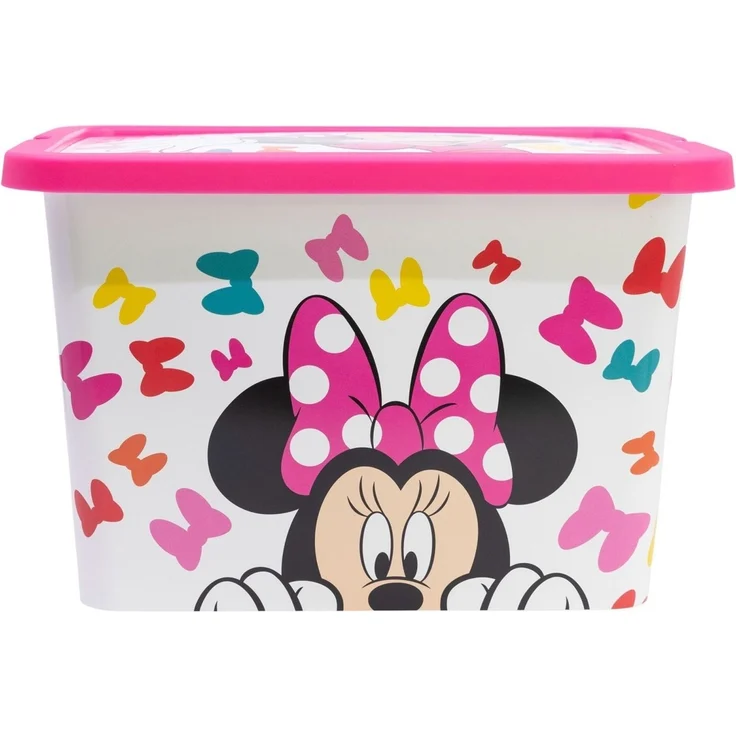 Disney Minnie Mouse Aufbewahrungsbox 7 l Kinderzimmer Box für Spielzeu – Bild 2