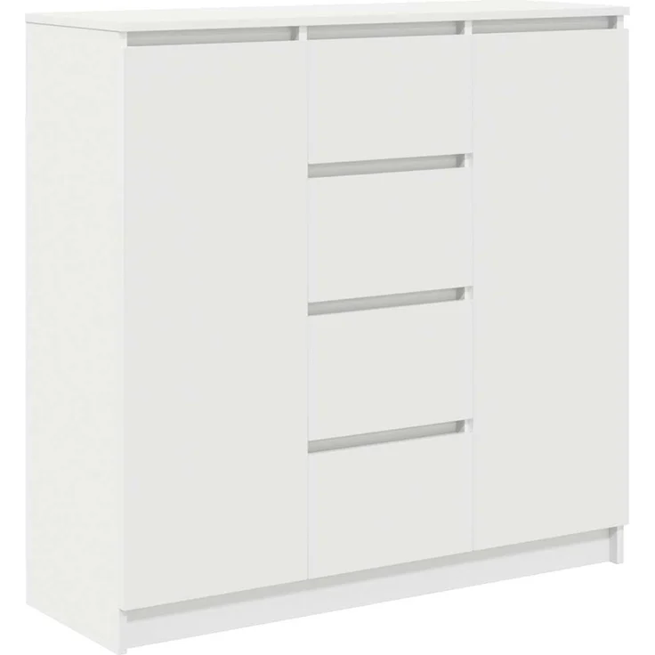 vidaXL Sideboard mit Schubladen Weiß 100,5x35x98,5 cm Holzwerkstoff 3328453 – Bild 1