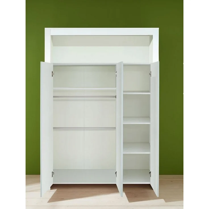 ebuy24 Kleiderschrank Olja Kleiderschrank Kinderzimmer mit 3 Türen und 1 – Bild 2