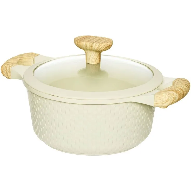 RESTO Kitchenware Bratentopf Ran, Kochtopf antihaftbeschichtet und spülmaschinenfest, Aluminiumguss (2-tlg), Geeignet für alle Herdarten, auch Induktion, im Geschenkkarton