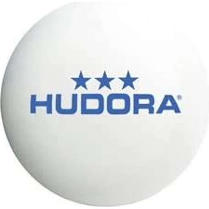 Hudora Tischtennisbälle 40 mm 6 Stück weiß