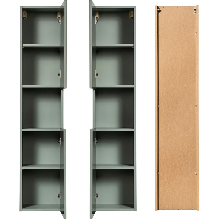 Hochschrank, grün, NEWPORT-56-GREEN – Bild 4