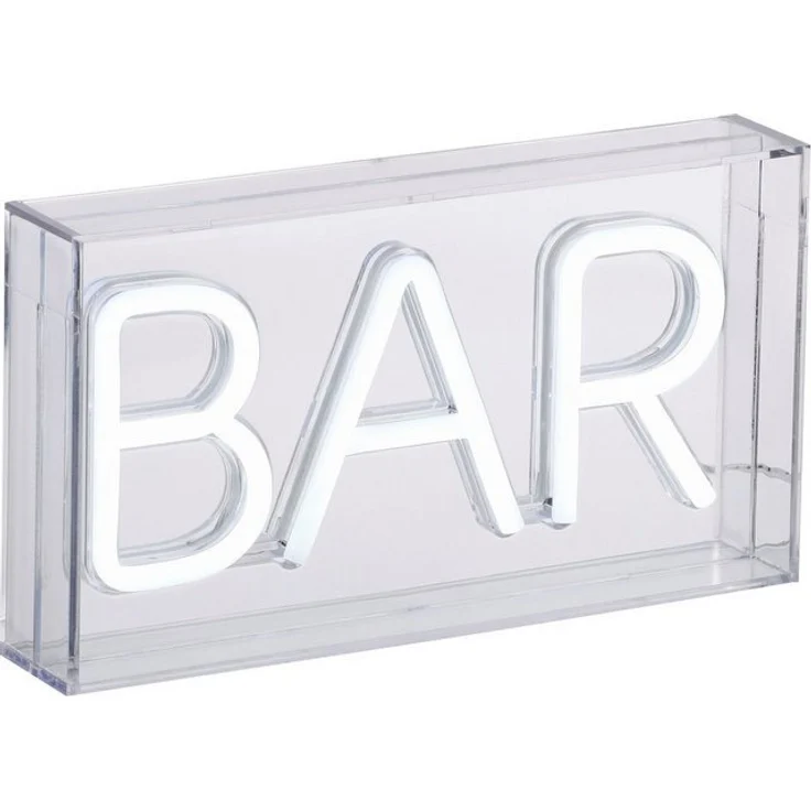 JUST LIGHT LED Wandleuchte NEON-BAR, LED fest integriert, Warmweiß – Bild 4