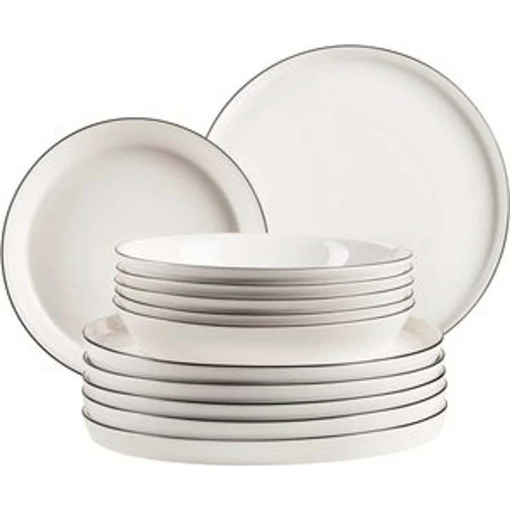 MÄSER Tafelservice SITA, aus Porzellan (12-tlg), 6 Personen, Porzellan, Geschirr-Set, Service – Bild 6