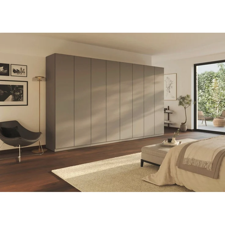 rauch Kleiderschrank Schrank Möbel Schlafzimmer Garderobe Kinderzimmer WELTNEUHEIT ELVIK (3 Ausstattungsvarianten - Breiten 47-405 cm, Höhen 187/212/231 cm) PATENTIERTES SCHNELLMONTAGESYSTEM mit Push-to-open MADE IN GERMANY – Bild 2
