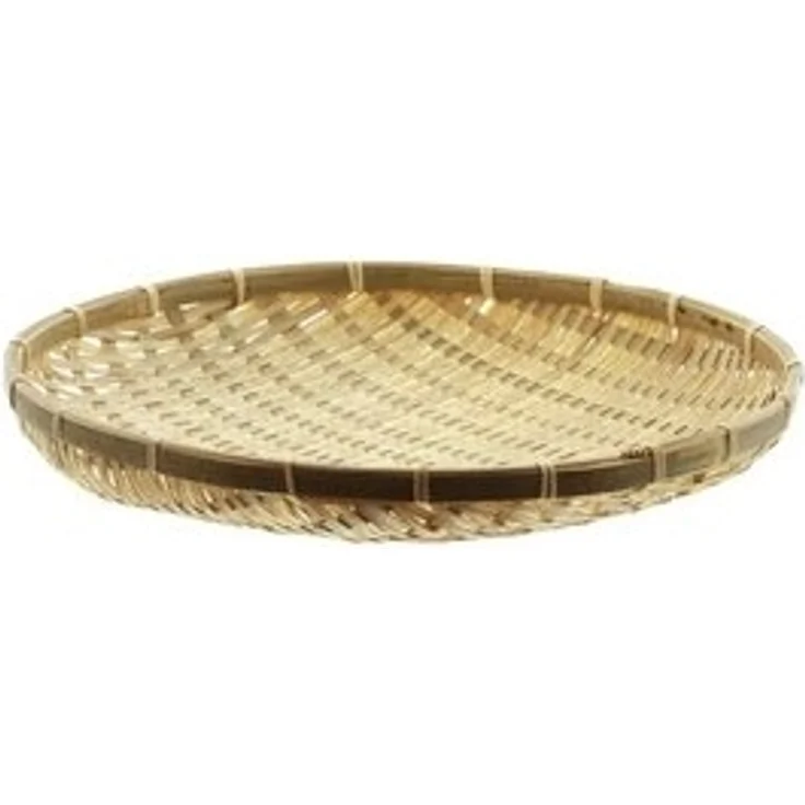 Bambusschale Groß Deko Aufbewahrung Obstschale Tisch Korb Ø 35 cm – Bild 4