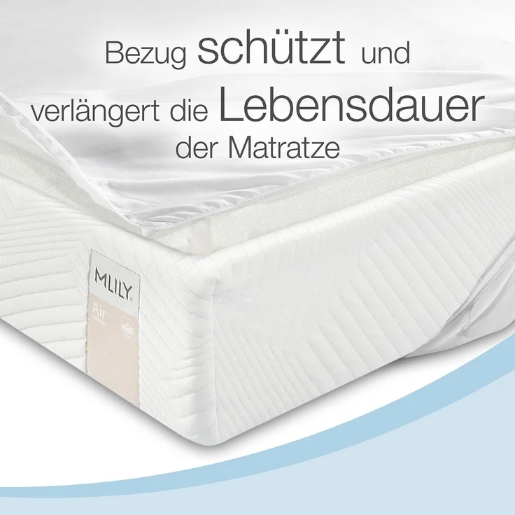 Bestschlaf Matratzenbezug, 90 x 200 x 20-22 cm – Bild 2