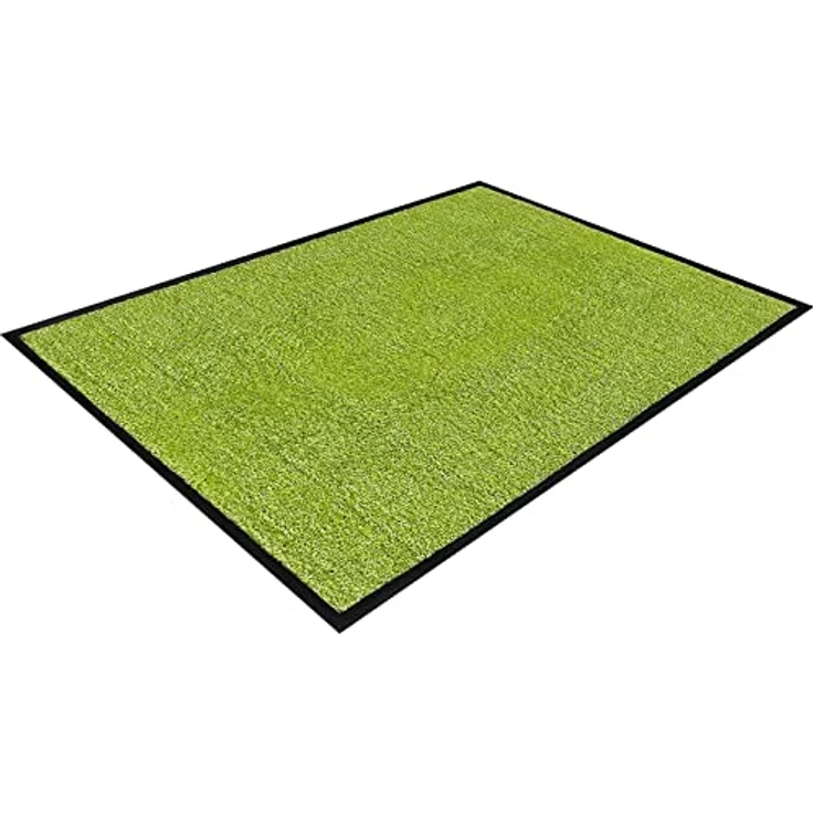 etm Hochwertige Fußmatte | schadstoffgeprüft | bewährte Eingangsmatte in Gewerbe & Haushalt | Schmutzfangmatte mit Top-Reinigungswirkung | Sauberlaufmatte waschbar & rutschfest (120x300 cm, Grün) – Bild 8
