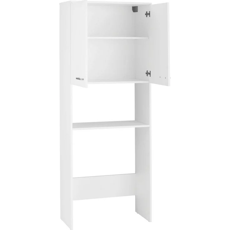 Schildmeyer Waschmaschinenumbauschrank Mobes 147420, weiß, 70,3 x 32,6 x 188,6 cm – Bild 2