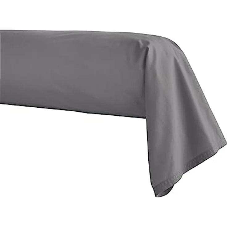ESSIX Kissenbezug für Nackenrolle aus Baumwollperkal, Basalt, 43x190 cm – Bild 2