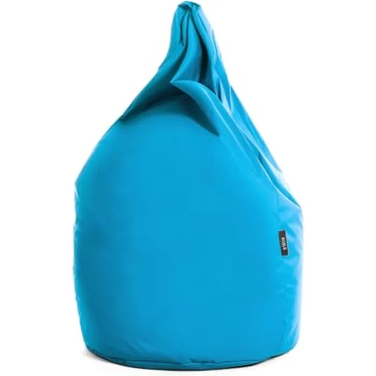 Diablo Kinder-Pouf, Craft Edition, ergonomischer Sitz, mit Granulatfüllung, strapazierfähiges Cordura, wasserdicht, leicht und kompakt, Spielmuster, Maße 80 x 110 x 80 cm, Blau – Bild 7