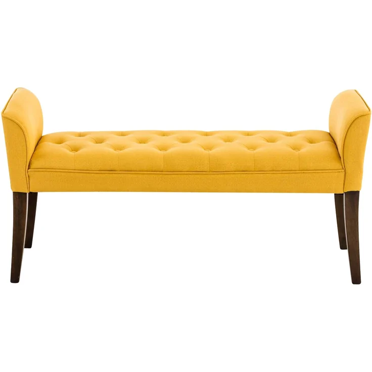 CLP Chaiselongue Cleopatra Gestell aus Kautschukholz,gelb antik-dunkel – Bild 5