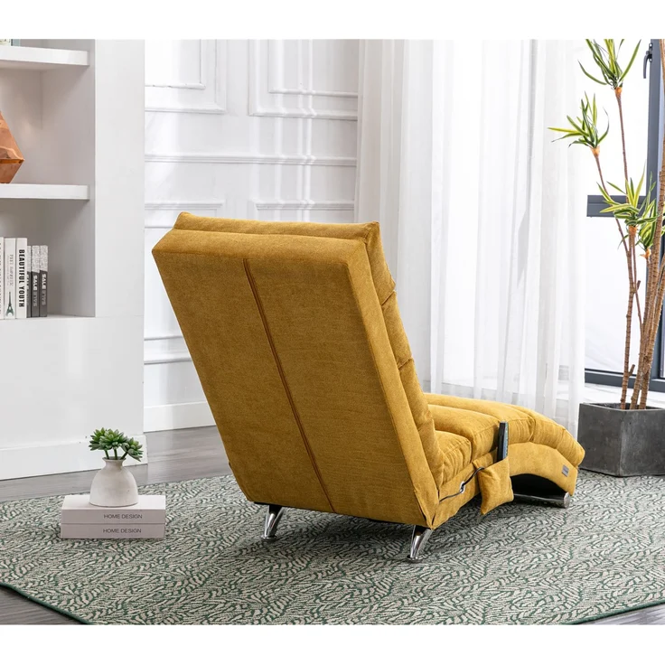 LVHOM Relaxsessel Sackleinen Massage-Liege INDOOR PREMIUM, Ergonomische Fernbedienungs-Steuerung, 5 sanfte Massageprogramme, Elektrischer Massagesessel – Bild 10