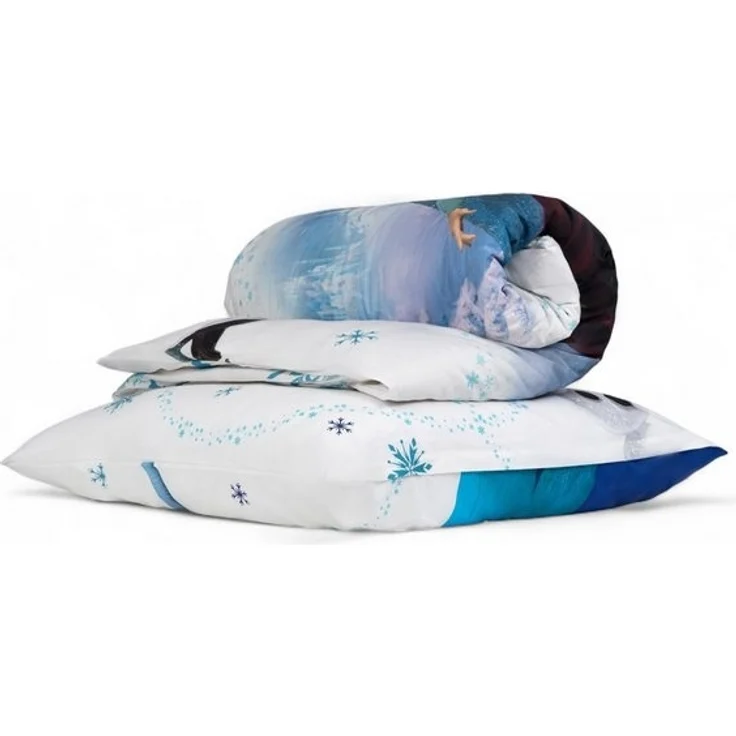 Disney Wendebettwäsche Disney Frozen Elsa & Anna Bettwäsche Set 2 teilig 135x200 + 80x80 – Bild 4