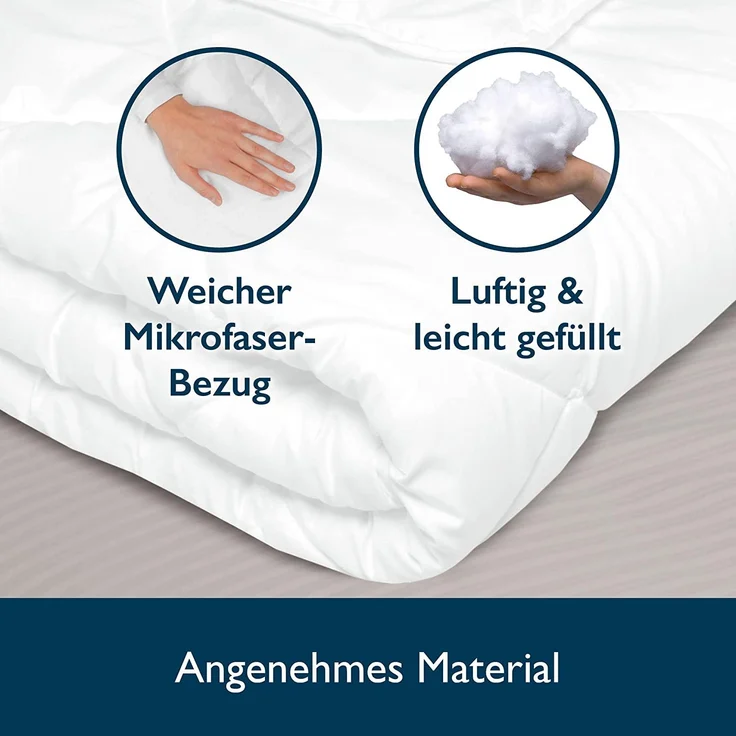 Beautissu BeauNuit JD Bettdecke 4 Jahreszeiten 135x200 cm – Bild 6