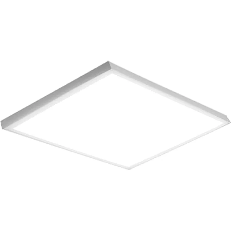 LUXULA LED Deckenleuchte eckig 62cm - 36W, 4000K Neutralweiß, 3600lm - LED Panel 62x62cm inkl. 230V Netzteil - Flache Deckenlampe für Wohnzimmer, Schlafzimmer, Küche, Büro - 62x62x6,4cm