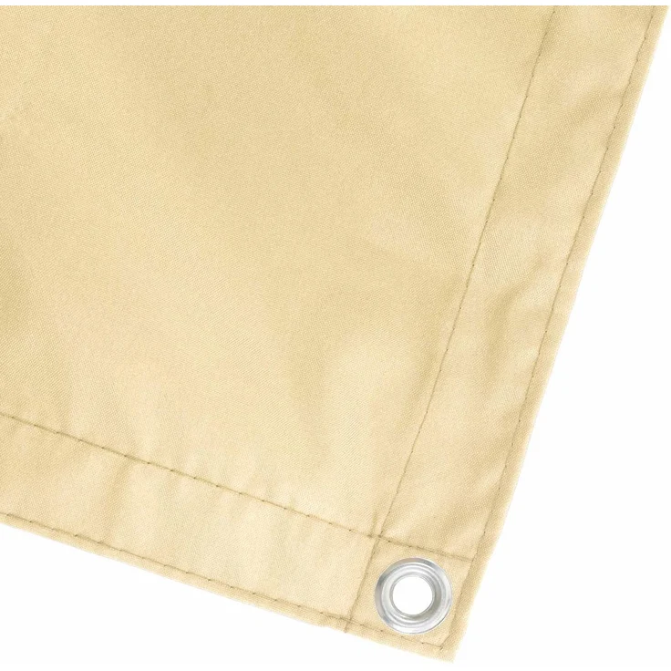 vidaXL Balkon Sichtschutz 200 x 500 cm Stoff mit PU-Beschichtung Sand 42036321 – Bild 3
