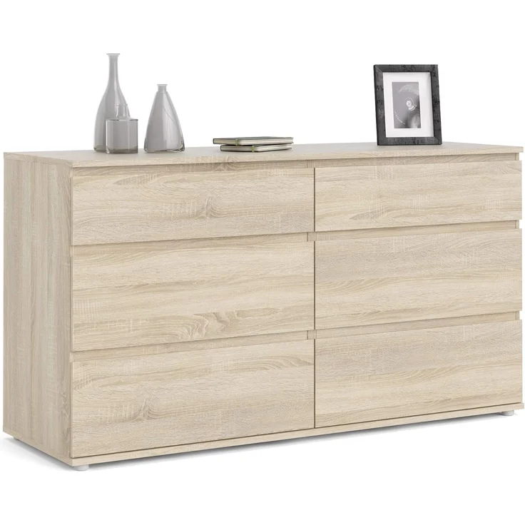 Kommode, Eichenfarbe, 153,4 x 83,7 x 50 cm – Bild 3