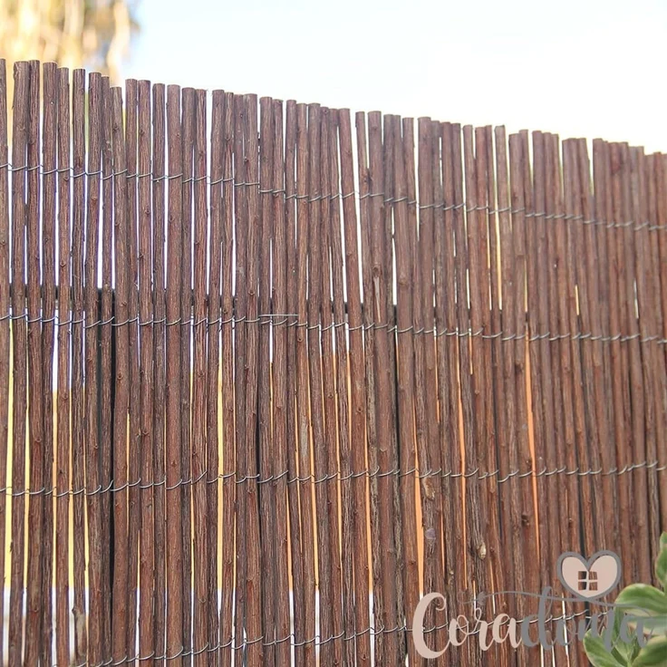 Coradoma Weidenmatte Sichtschutz in 12 Größen | 100x300 cm | Sichtschutzmatte aus Weide für Balkon, Garten und Terrasse | natürlicher Zaun Sichtschutz Balkonsichtschutz Lärmschutz Windschutz – Bild 5