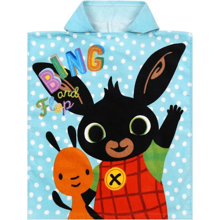 Bing Badetücher Bing Kinderhandtuch, Poncho mit Kapuze 50x115 cm – Bild 2