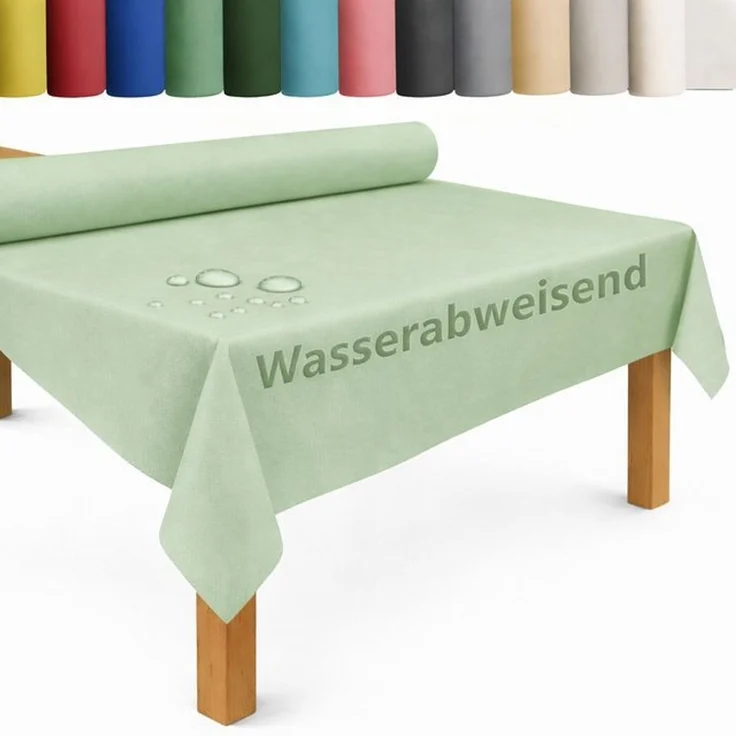 DecoHomeTextil Heimtextilmanufaktur Tischdecke Rolle Vliesstoff Tischläufer Vlies wasserabweisend – Bild 4