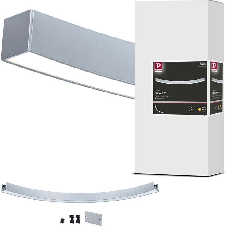 Linion Lichtkanal 90 ° 24V 13W 3000K Chrom matt – Bild 7