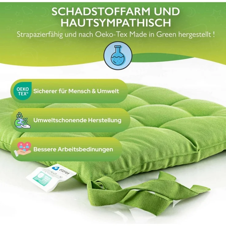 etérea Himmlische Qualität Sitzkissen etérea Sitzkissen Stuhlkissen Basic Auflage und – Bild 2