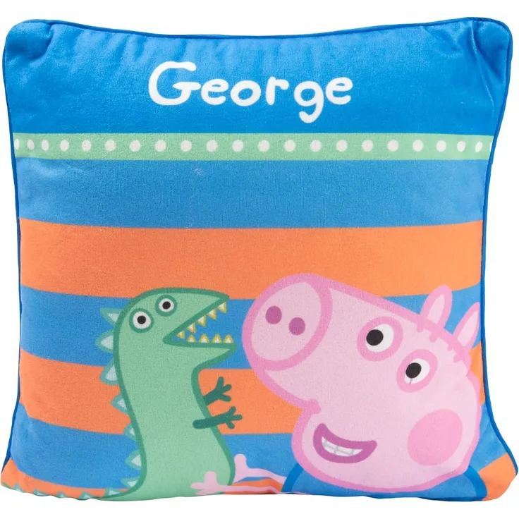 United Labels® Dekokissen Peppa Wutz - George Schorsch, 30 x 30 cm
