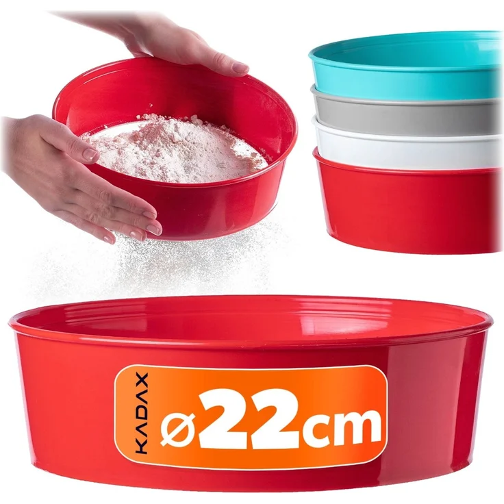KADAX Mehl Rzeszoto Sieb Fi 220mm Mix Farben – Bild 1