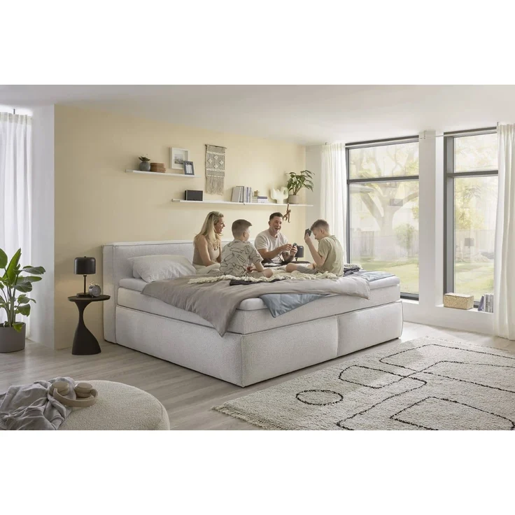 Boxspringbett Sandon 180x200 cm | 240x200 cm– Familienbett Pixie – Bild 5