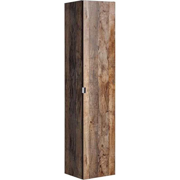 Badmöbel Hochschrank PUEBLA-56 Vintage Oak Eiche, 2 Türen, B/H/T: 35/160/33 cm – Bild 6