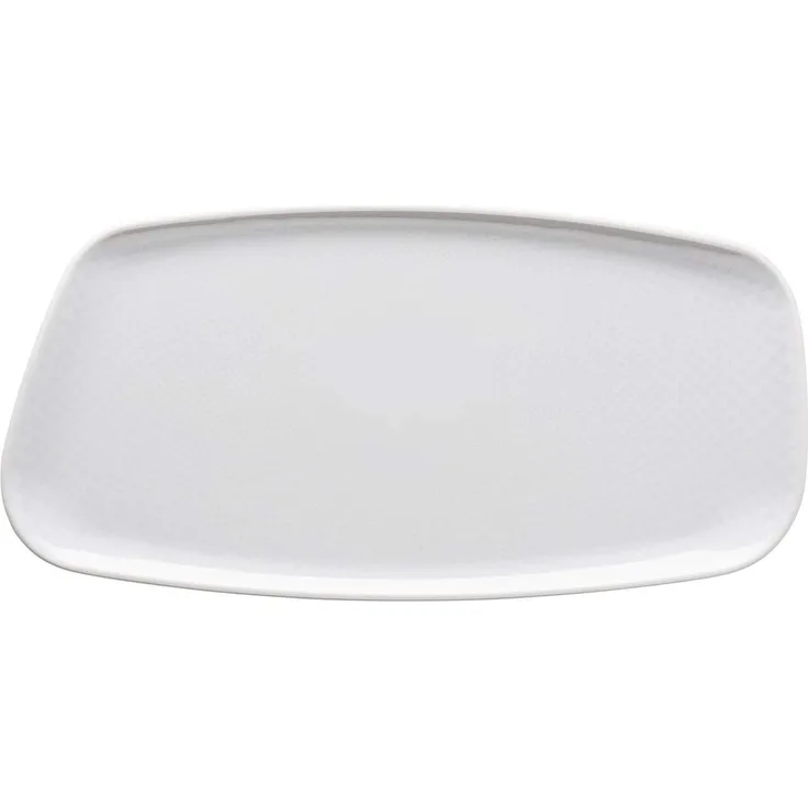 Platte 30x15 cm Junto Weiss Rosenthal Servierplatte - Mikrowelle geeignet, Spülmaschinenfest