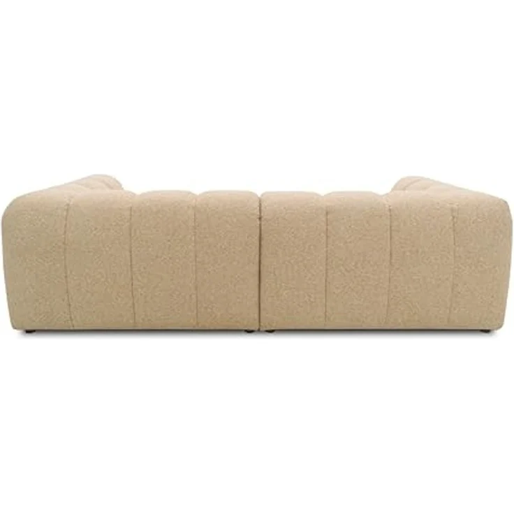 DOMO. collection Sofa 800 020, 3-Sitzer Bigsofa mit Taschenfederkern, 3er Couch, Modulsofa, Polstergarnitur, 118 x 254 x 69 cm (BxTxH), beige – Bild 5