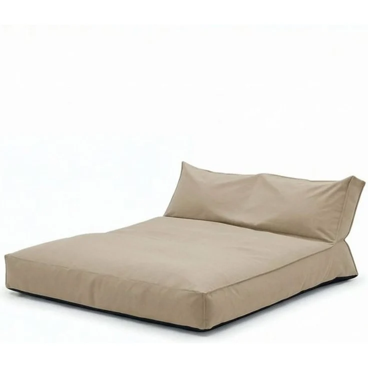 mokebo Sitzsack Outdoor Lounge 'Das Daybed' (Daybed), Bean-Bag Outdoor für Kinder & Erwachsene, Gartenliege in Sand – Bild 4