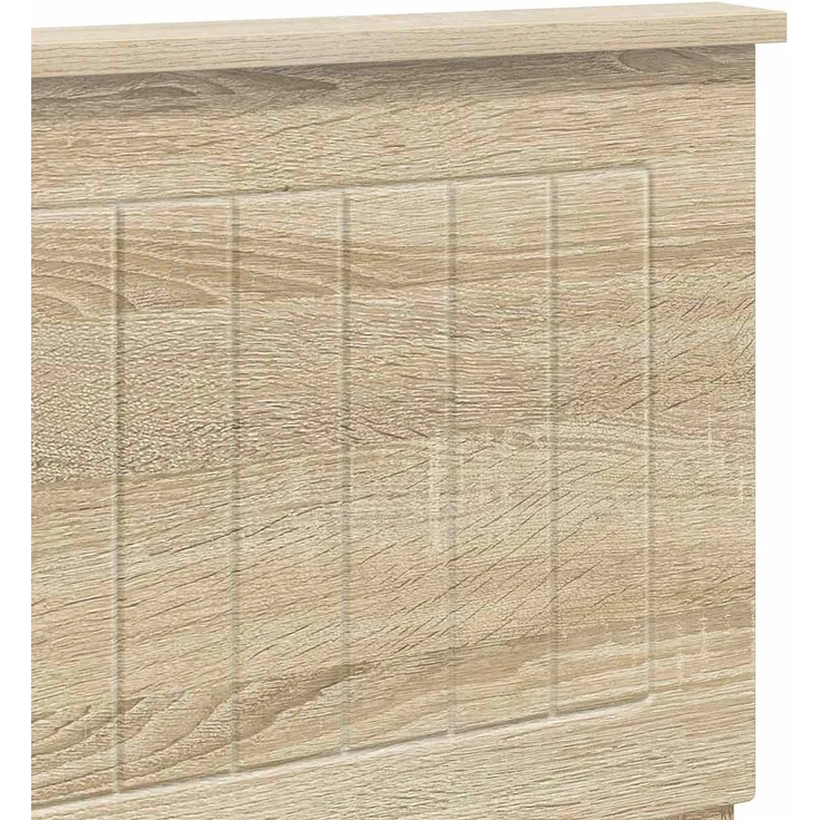 vidaXL Kopfteil Sonoma-Eiche Holzwerkstoff 90 x 183 x 7 cm Braun – Bild 7