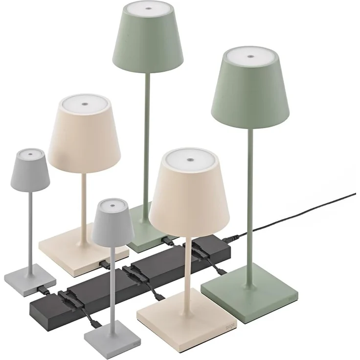 SIGOR LED Tischleuchte Akku-Tischleuchte, Dimmbar, LED fest integriert, Warmweiß – Bild 7