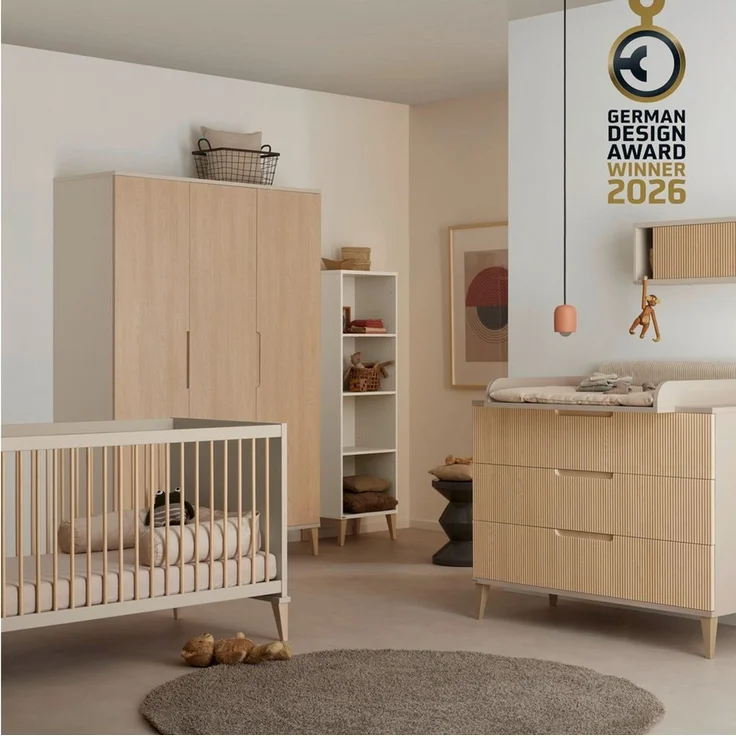 PAIDI Wandregal JONTE in Beige mit Schiebetür & 2 Fächern, Hängeregal, 20 Kg Tragkraft, Wandboard – Bild 4