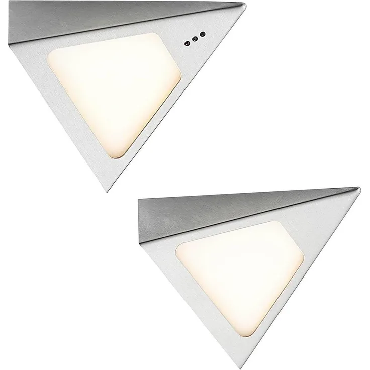 Prios Unterschrankleuchte Odia, Enthalten, 2 x 3 W LED, warmweiß