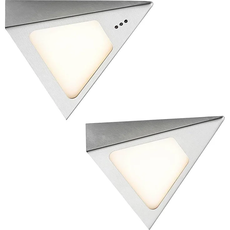 Prios Unterschrankleuchte Odia, Enthalten, 2 x 3 W LED, warmweiß – Bild 1