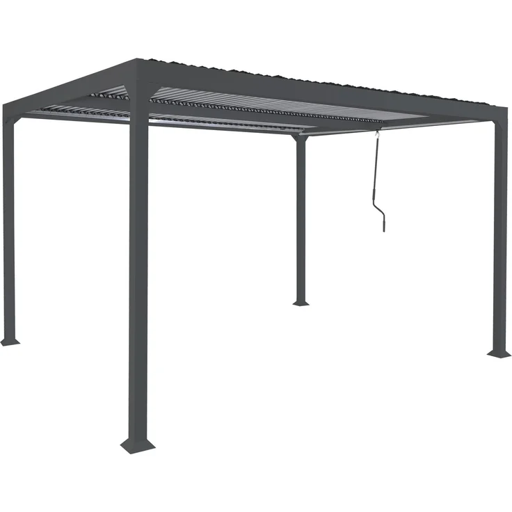 Mendler 'HWC-L41' Pergola ohne Seitenwände, Metall anthrazit, 3x3,7 m – Bild 9