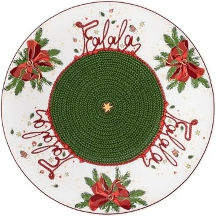 Hutschenreuther Nora Plätzchenteller, Teller, Bone China, Weihnachtszeit, 22 cm, 02048-726042-12781